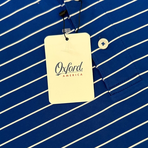 Oxford Men's Ultramarine  Polo Shirt - Picture 2 of 4